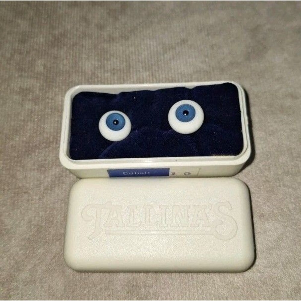 Tallina’s Glass Doll Eyes Cobalt 10MM